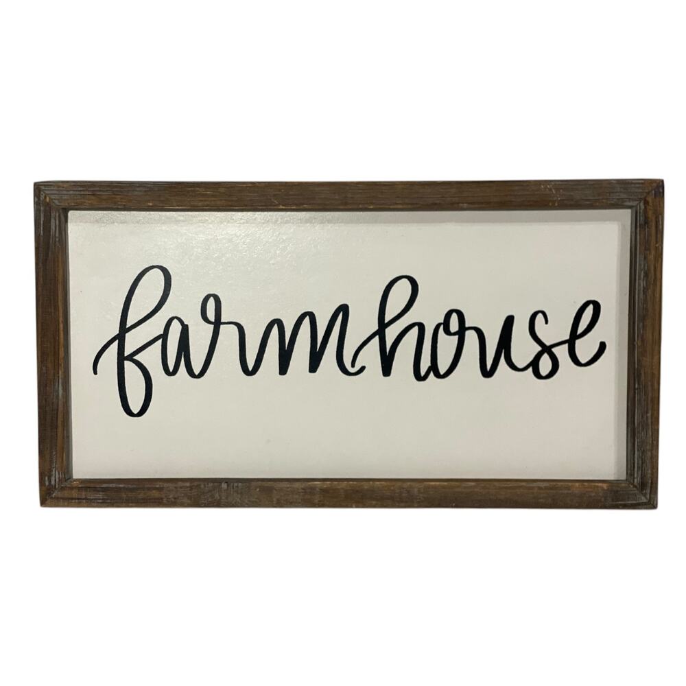 Sweet Water Decor Farmhouse Wood Sign 17"x9"x1"